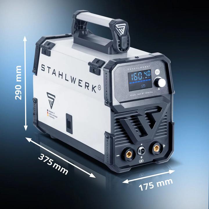 Produktbild Stahlwerk Schweissgerät FLUX 160 ST Digital mit 160 A Vollausstattung