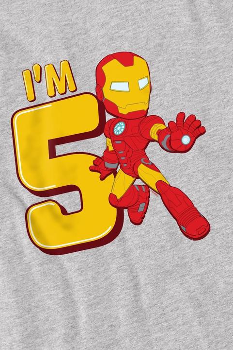 Produktbild Iron Man TShirt 5. Geburtstag (140)