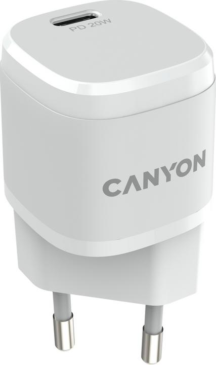 Produktbild Canyon Ladegerät 1xUSB-C 20W Power Delivery white retail (20 W)