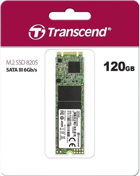 Image du produit Transcend Mts820s (120 Go, M.2 2280)