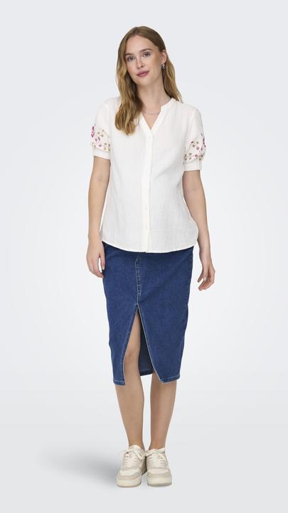 Actual product image Only Maternity Maternity midi skirt denim skirt (XXL)