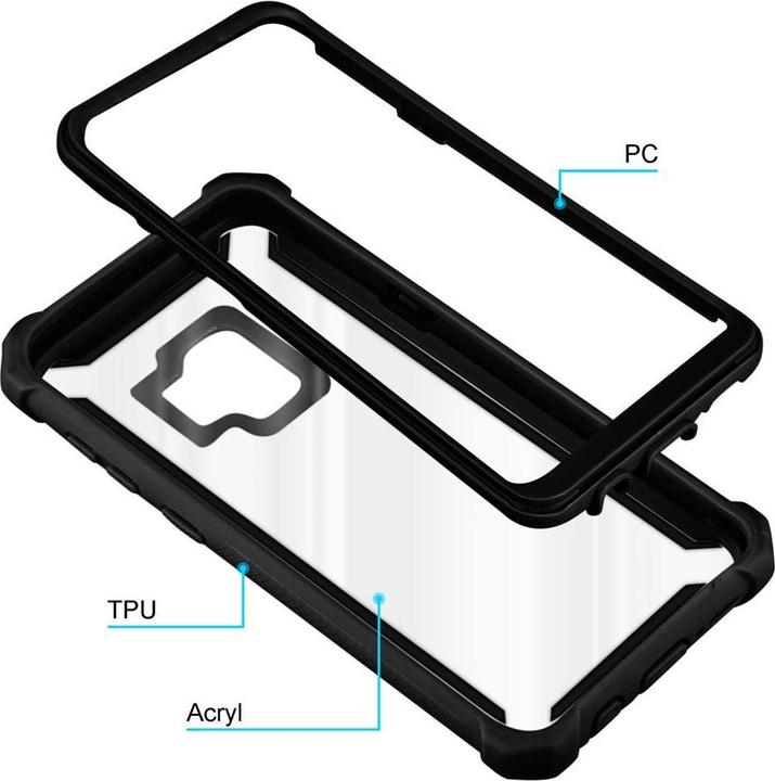 Produktbild Cadorabo Hybrid 2-in-1 Acrylic Cover (Samsung Galaxy S9)