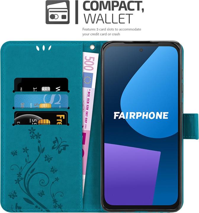 Immagine prodotto Cadorabo Custodia per Fairphone 5 Flower Book (Fairphone 5)