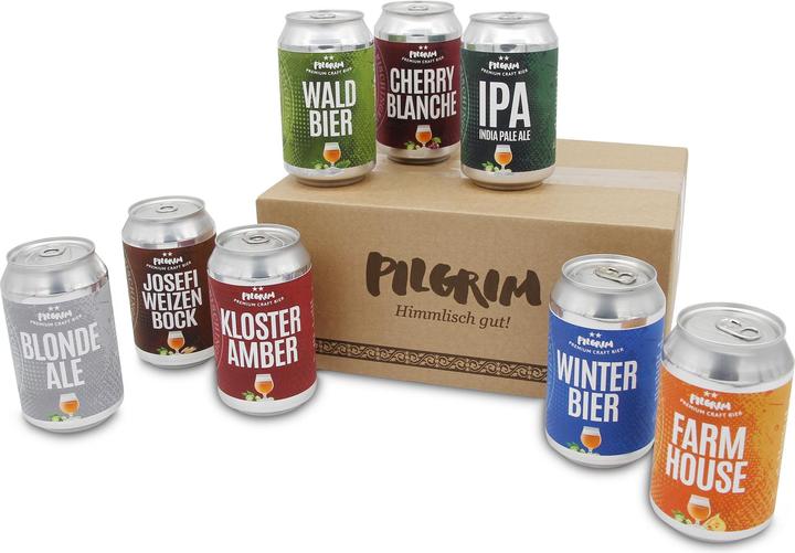Image du produit Pilgrim Mélange de bières artisanales (12 x 33 cl)