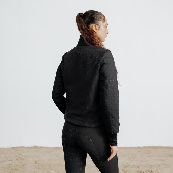Immagine prodotto Fouganza Giacca in felpa 500 Warm da donna nera (XXL)
