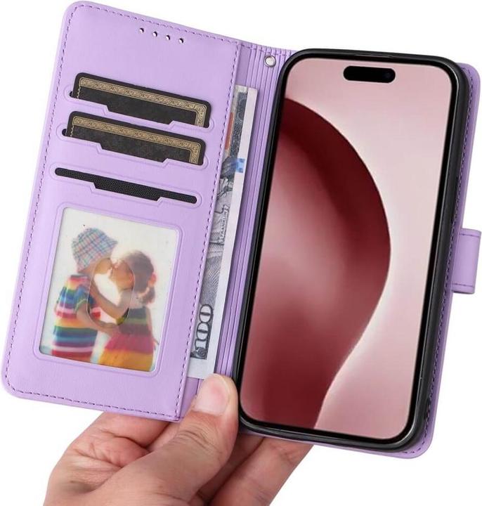 Immagine prodotto Cover-Discount iPhone 16 Pro - Custodia a portafoglio divisibile 2 in 1 per telefoni cellulari (Apple iPhone 16 Pro)