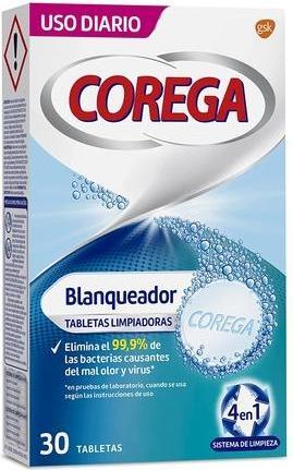Image du produit Corega Whitening 30 Comprimés Nettoyant