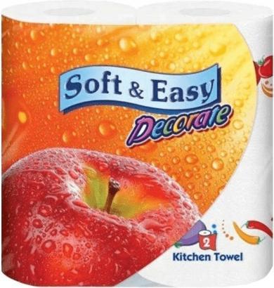Actual product image Soft & Easy Soft & amp Easy, kitchen towel, 2 rollers