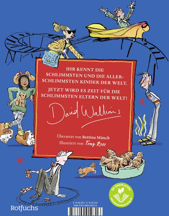 Produktbild Rotfuchs Die schlimmsten Eltern der Welt (Deutsch, David Walliams, Bettina Münch, Tony Ross, 2024)