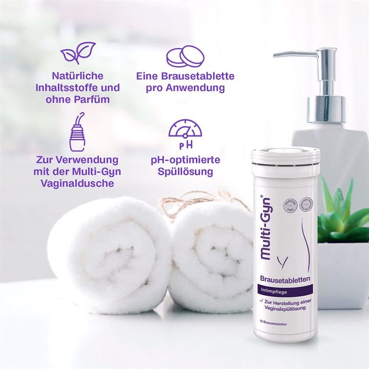 Actual product image Multi-Gyn Vaginal Shower Effervescent Tablets (Intimate shower)