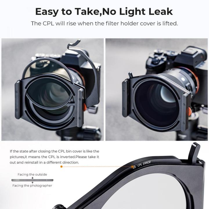 Immagine prodotto K&F Concept Concept X-Pro Filtro quadrato Houder + 95 mm CPL