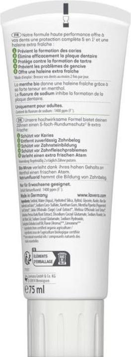 Image du produit Lavera Dentifrice Complete Care (75 ml)