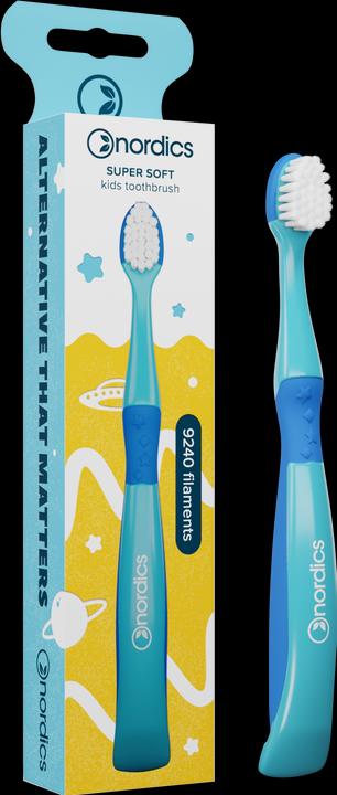 Nordics Kinderzahnbürste 9240 Super Soft Blue Mermaid (Weich, 1 x)
