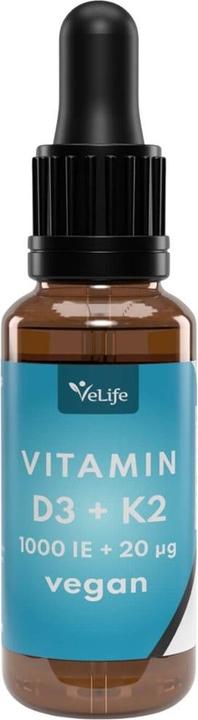 Actual product image VeLife D3 K2 vegan drops (1 Piece, Droplet, 83 g)