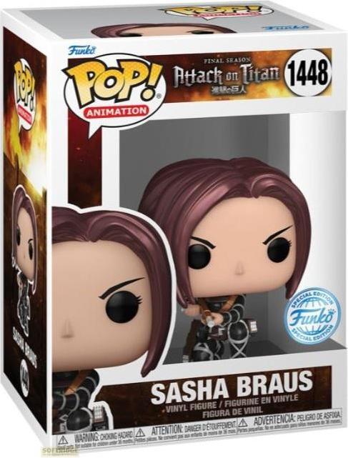Image du produit Funko POP! L'Attaque des Titans (Season 4) Sasha Braus Métallique Exclusive