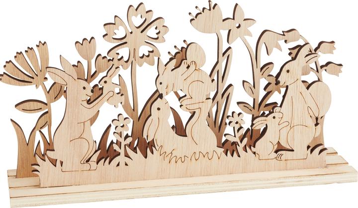 Actual product image VBS Wooden stick motif "Osterfreude", 3 pieces, approx. l 22 cm plywood