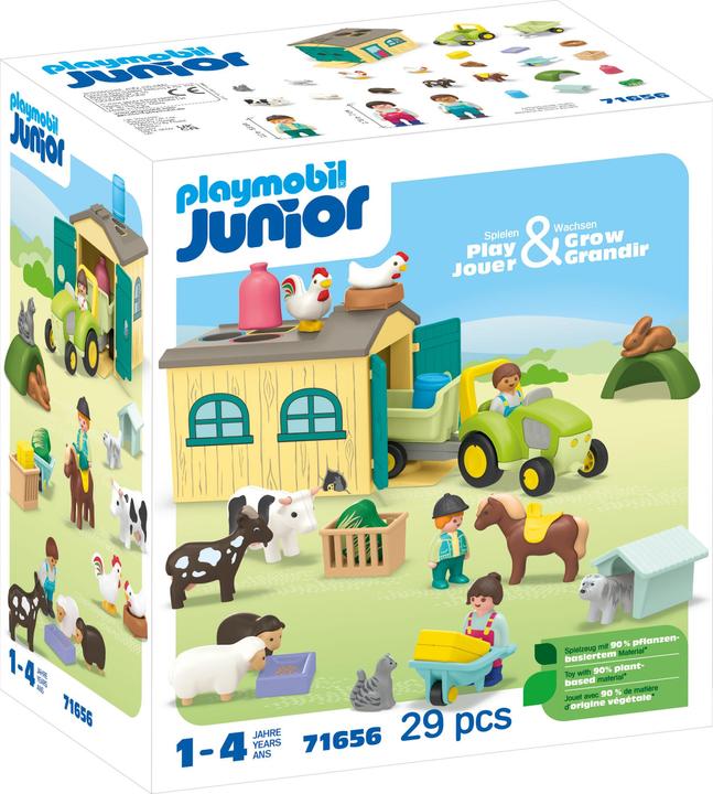 Produktbild Playmobil Bauernhof-Abenteuer Traktor (71656)