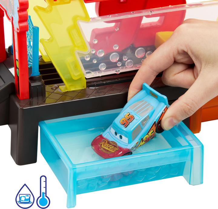 Productafbeelding Disney Pixar Cars Color Changers Lightning McQueen Autowaschanlage