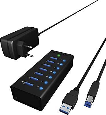 Immagine prodotto Icy Box Ib-Ac618 (USB-B, 7 Porti)