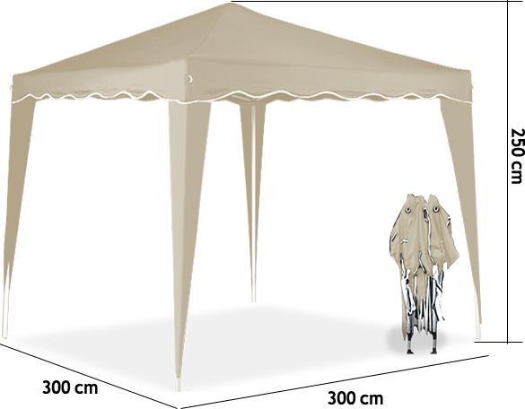 Actual product image Casaria Folding tent (300 cm, 300 cm)