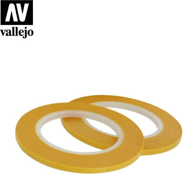 Actual product image Vallejo Precision Masking Tape 3mmx18m - Twin Pack (T07004) (3 mm)