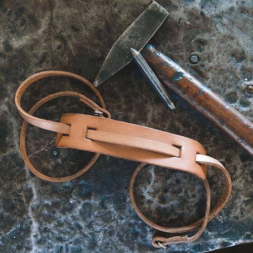 Produktbild Bronkey Berlin Leather strap Hellbraun, 120 cm