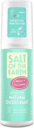 Actual product image Salt Of-The-Earth - 100% Natural Deodorant Melon & Cucumber Pure Aura (Nature L Deodorant) 100 Ml (Spray, 100 ml)