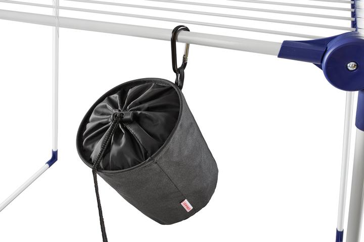 Image du produit Leifheit Sac à pinces à linge avec mousqueton et cordon de serrage