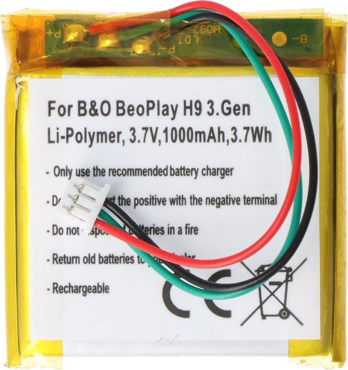 Actual product image AccuCell Battery Bang & Olufsen BeoPlay H9 3rd Gen