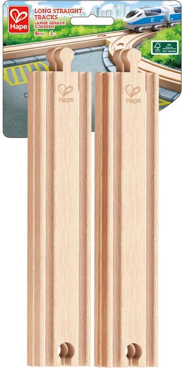 Produktbild Hape Lange gerade Schienen (4 Stk.)
