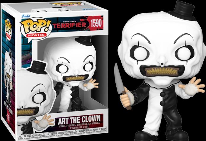Actual product image Funko Terrifier POP! movies vinyl figurine Art the Clown 9 cm