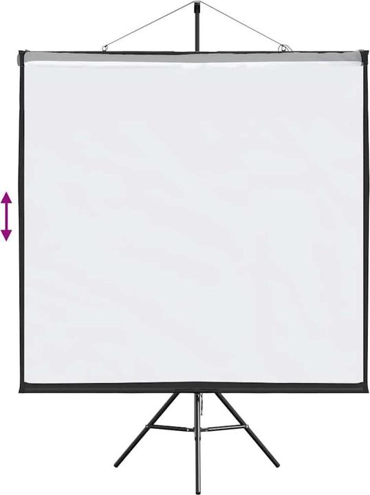 Produktbild VidaXL Beamer Leinwand mit Stativ 67 Zoll 1:1 Projektionswand Leinwand (67", 1:1)