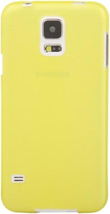 Produktbild König Design Schutzhülle Case Ultra Dünn 0,3mm für Handy Samsung Galaxy S5 mini / G800 Gelb (Samsung Galaxy S5 Mini)