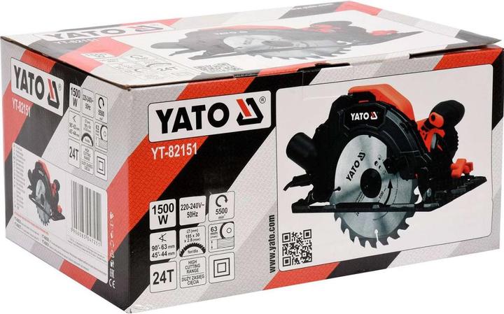 Image du produit Yato scie circulaire 185mm 1500W