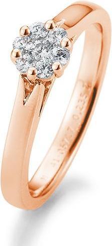 Breuning Verlobungsring Flower (53, 585/14 K Gold)