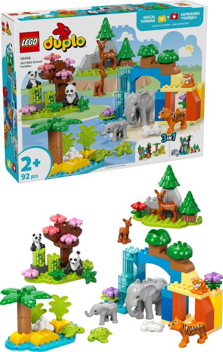 Produktbild LEGO Wildtier-Familien 3-in-1-Set (10446)