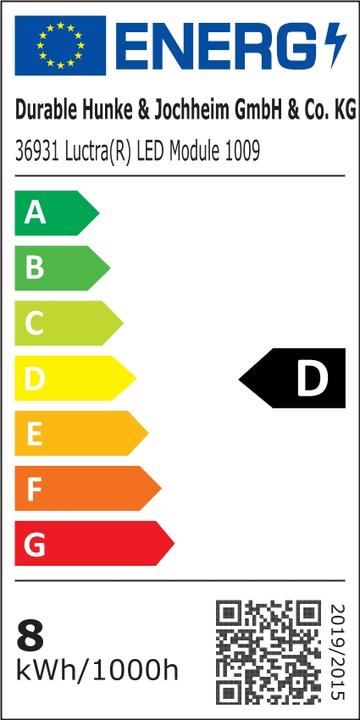 Energie-Label Luctra Table Pro 2 Linear Base LED Schreibtischlampe, biologisch wirksames Licht, dimmbar (945 lm)