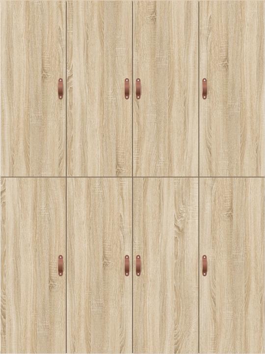 Produktbild VidaXL Bettgestell mit Stauraum Sonoma Eiche 160x200 cm (160 x 200 cm)