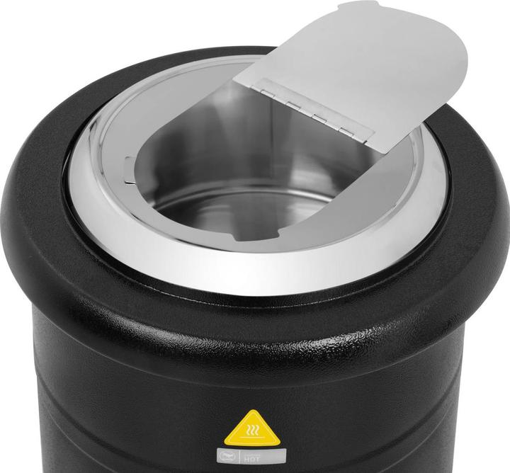 Produktbild Royal Catering Suppentopf elektrisch Suppenkessel Thekentopf Suppenwärmer 13 L 600 W 30-80 °C (Dampfkochtopf, Edelstahl, Stahl)