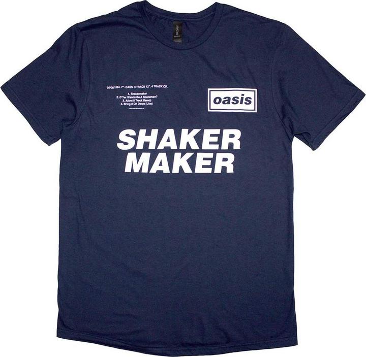 Actual product image Oasis Shakermaker Tracklisting (XL)