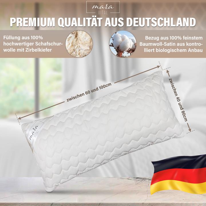 Produktbild Mara Vital Zirbenkissen (65 x 65 cm)