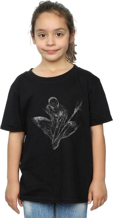 Produktbild SpiderMan Web Crouch TShirt Mädchen (128)