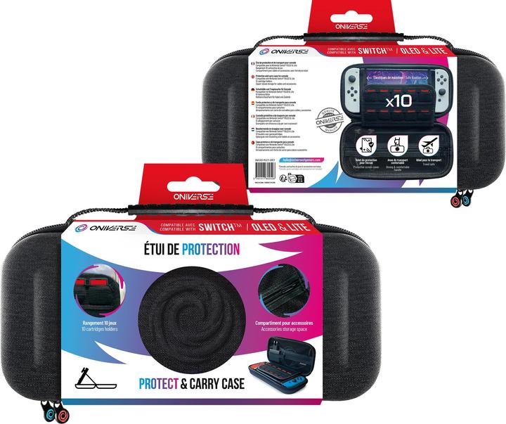 Produktbild Oniverse CARRYING CASE - GREY - Miscellaneous Taske - Nintendo Switch (Switch)