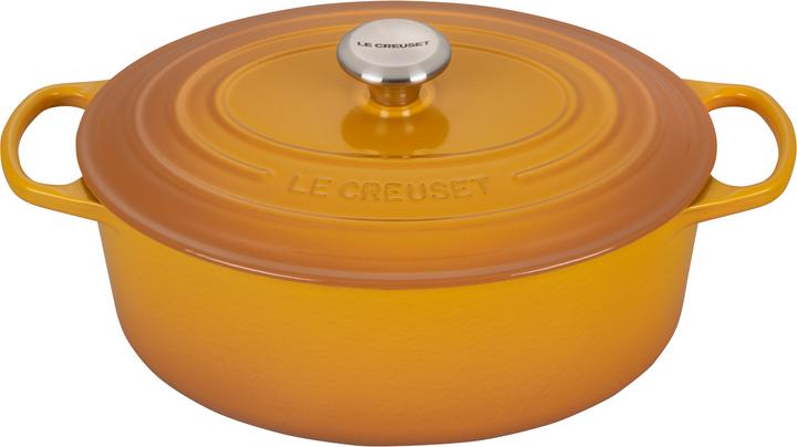 Actual product image Le Creuset Roaster Signature oval 31 cm Nectar (31 cm, Casserole + Stewpot, Cast iron)