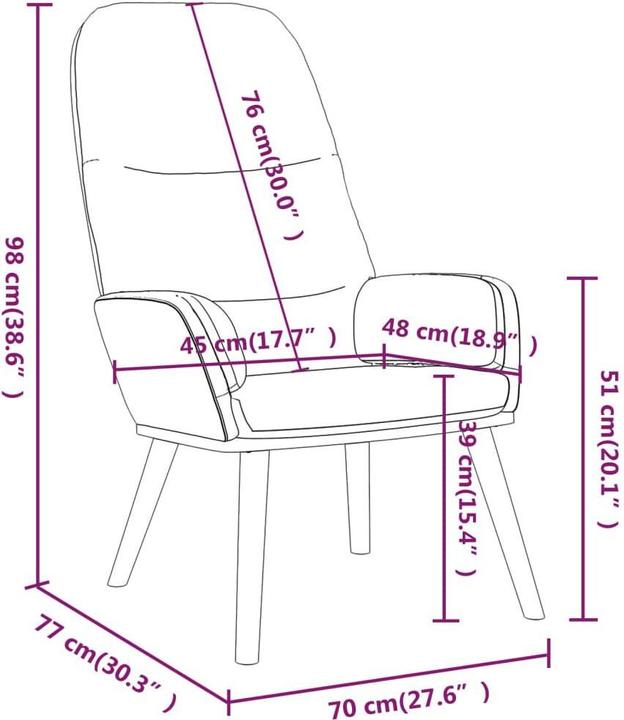 Image du produit VidaXL Chaise de relaxation