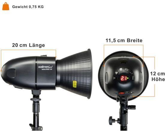 Immagine prodotto Walimex pro Newcomer 100 Studio Flash II (100 W, Testa flash)