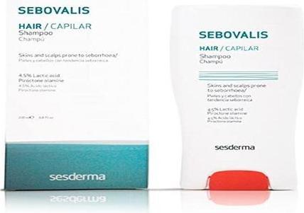 Immagine prodotto Sesderma Shampoo Sebovalis per pelle e capelli 200ml (200 ml, Shampoo liquido)