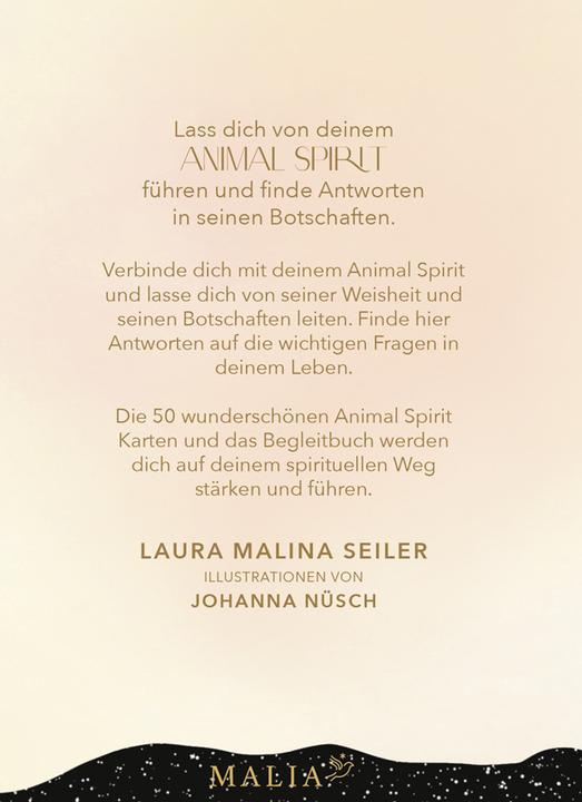 Produktbild Spirituelle Botschaften von deinem Animal Spirit (Deutsch, Laura Malina Seiler, 2024)