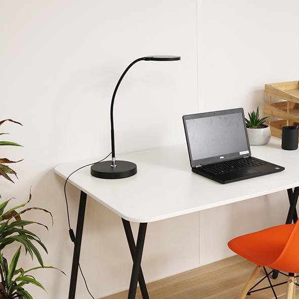 Produktbild Unilux LED-Tisch-/Stehleuchte FLEXLED, schwarz (1 lm)