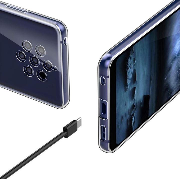 Produktbild Screenguard Nokia 9 PureView Flexible TPU Clear Case (Nokia 9 PureView)